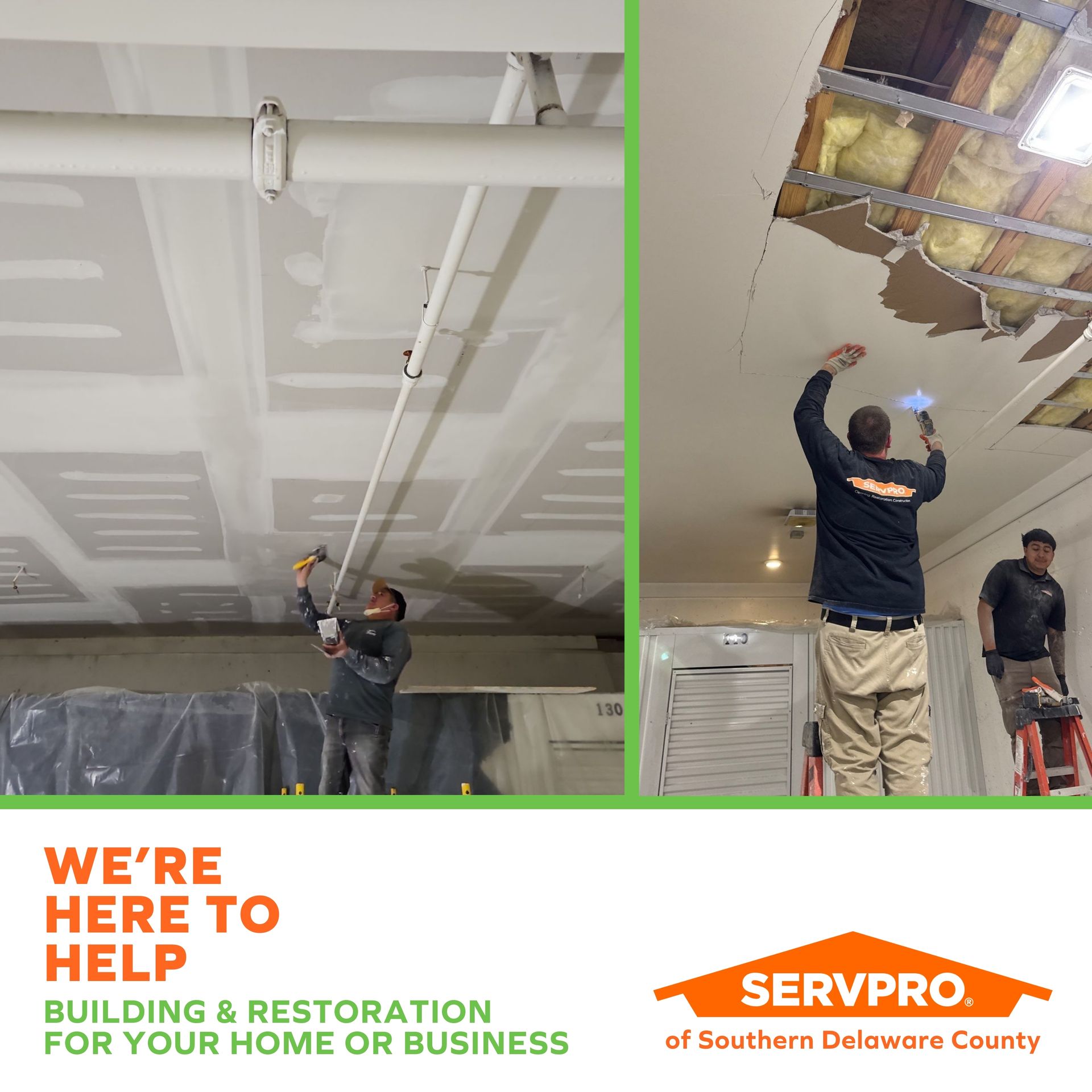 SERVPRO - 🏗️ From damage to done! 🏗️ Whether your home or business ...