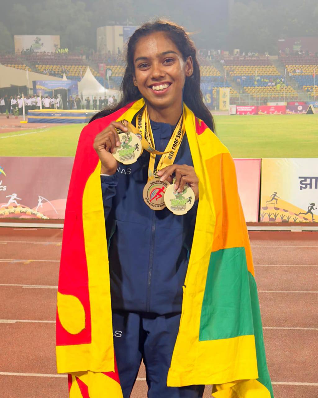 Legends 96.6 - 🏆 Triple Gold Glory! Shafiya Yamick... | Facebook