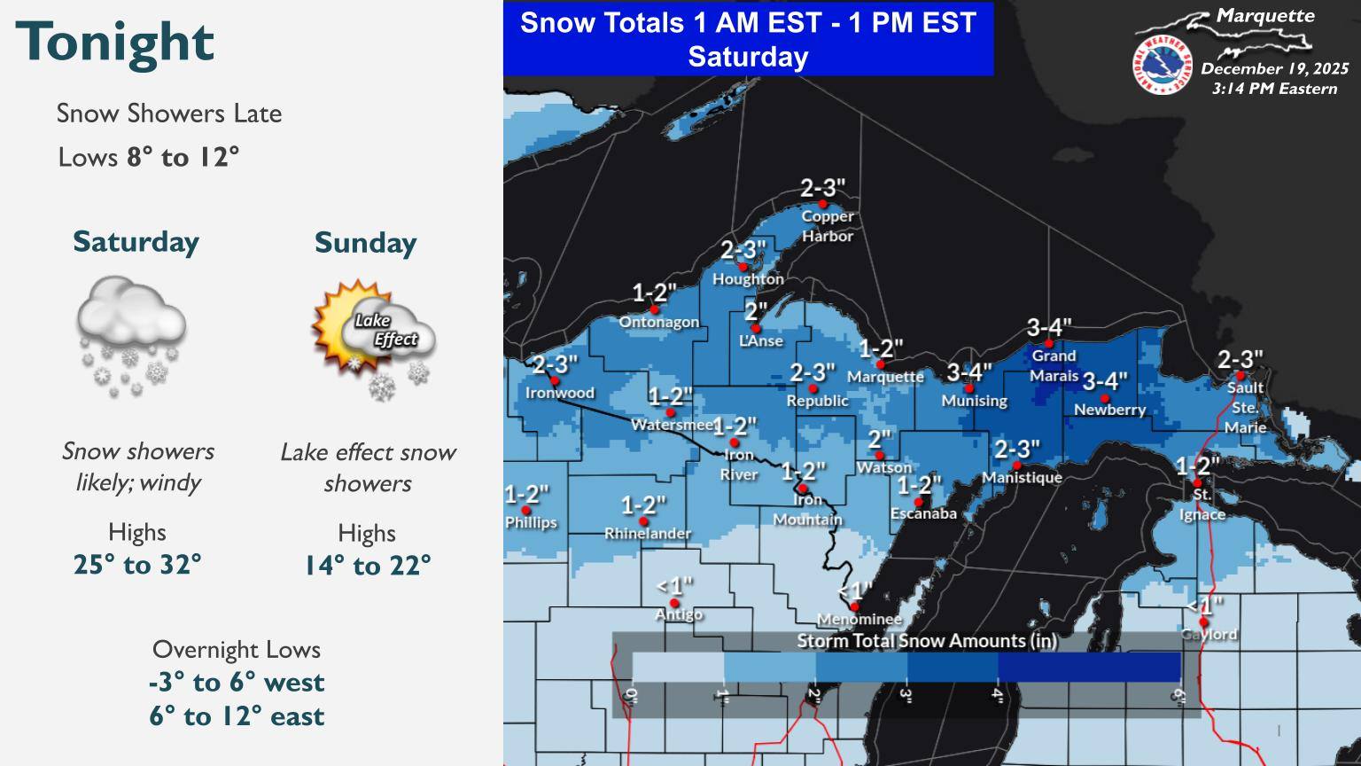 US - Another system brings a quick round of light to moderate snowfall ...