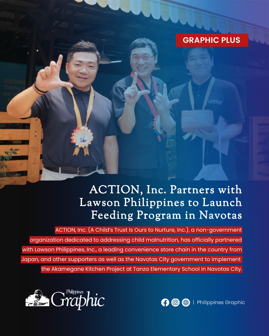 Feeding hope: Taking action on... - Lawson Philippines | Facebook