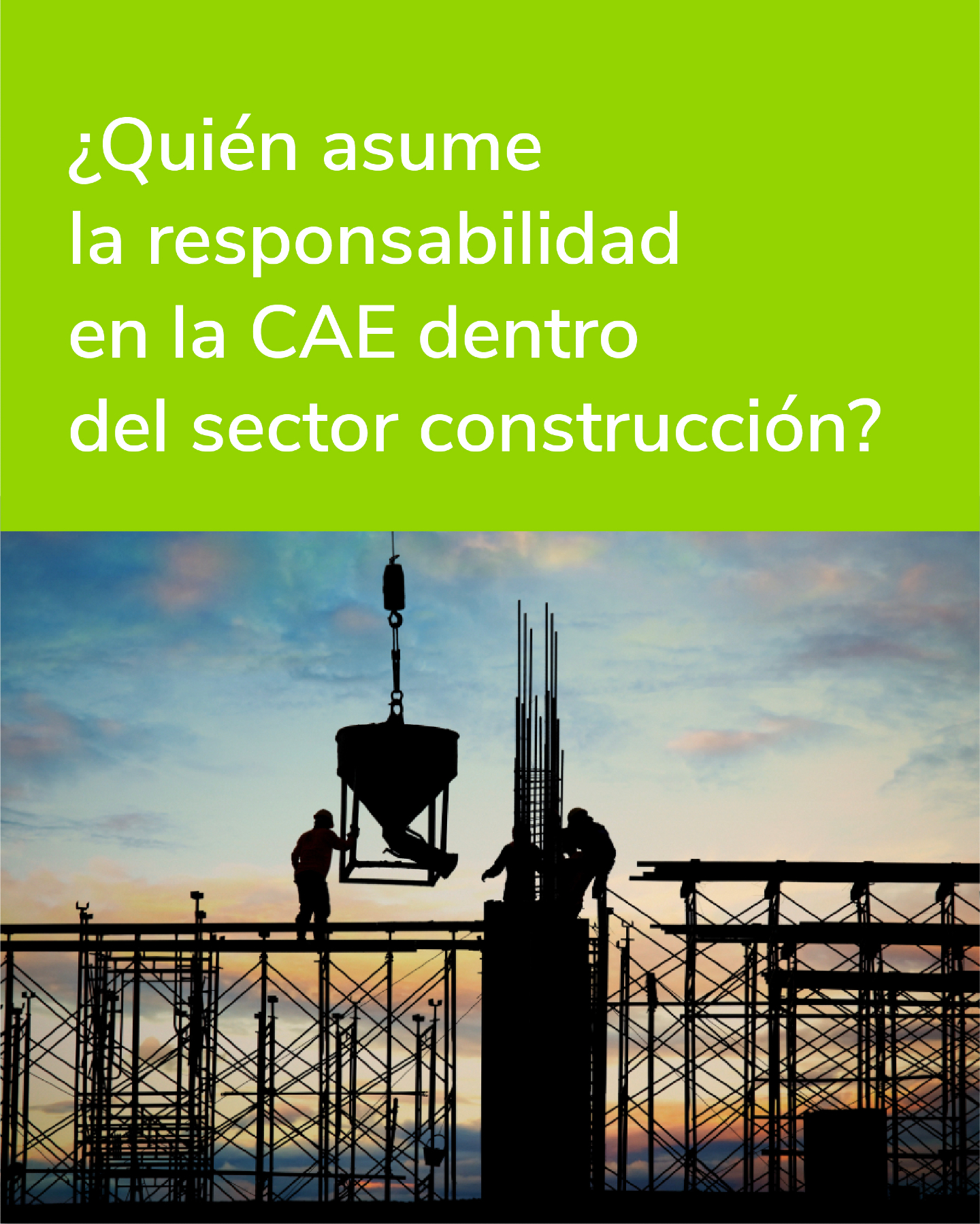UCAE - 🏗️ ¿Quién asume la responsabilidad en la CAE dentro del sector ...