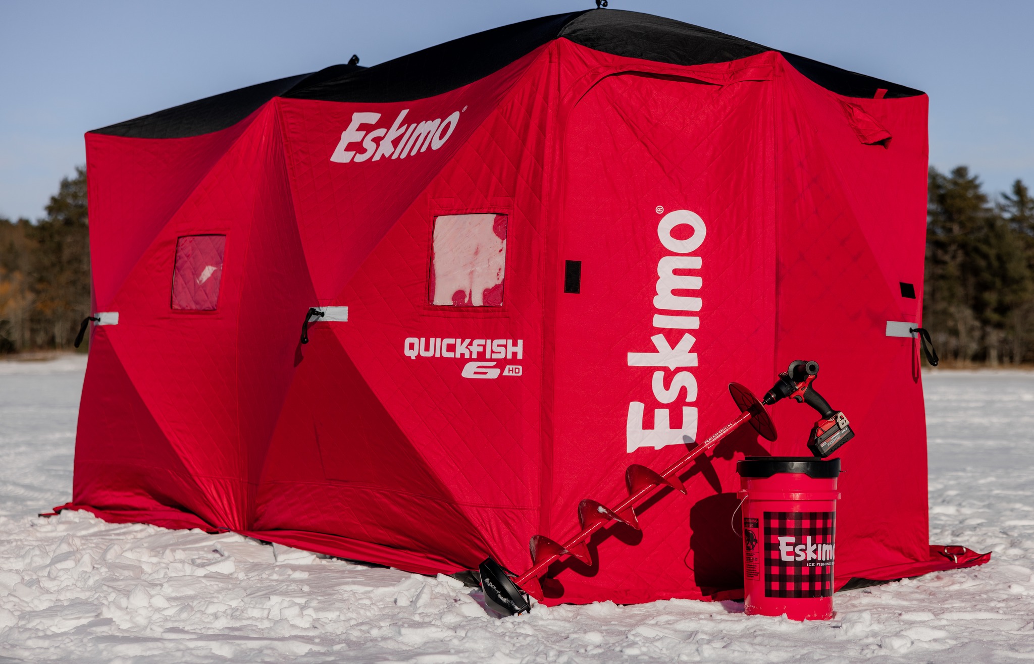 eskimo ice fishing accessories Gear: Shelter Locking Connection E Eskimo 8-Inch Stainless Steel Ice
