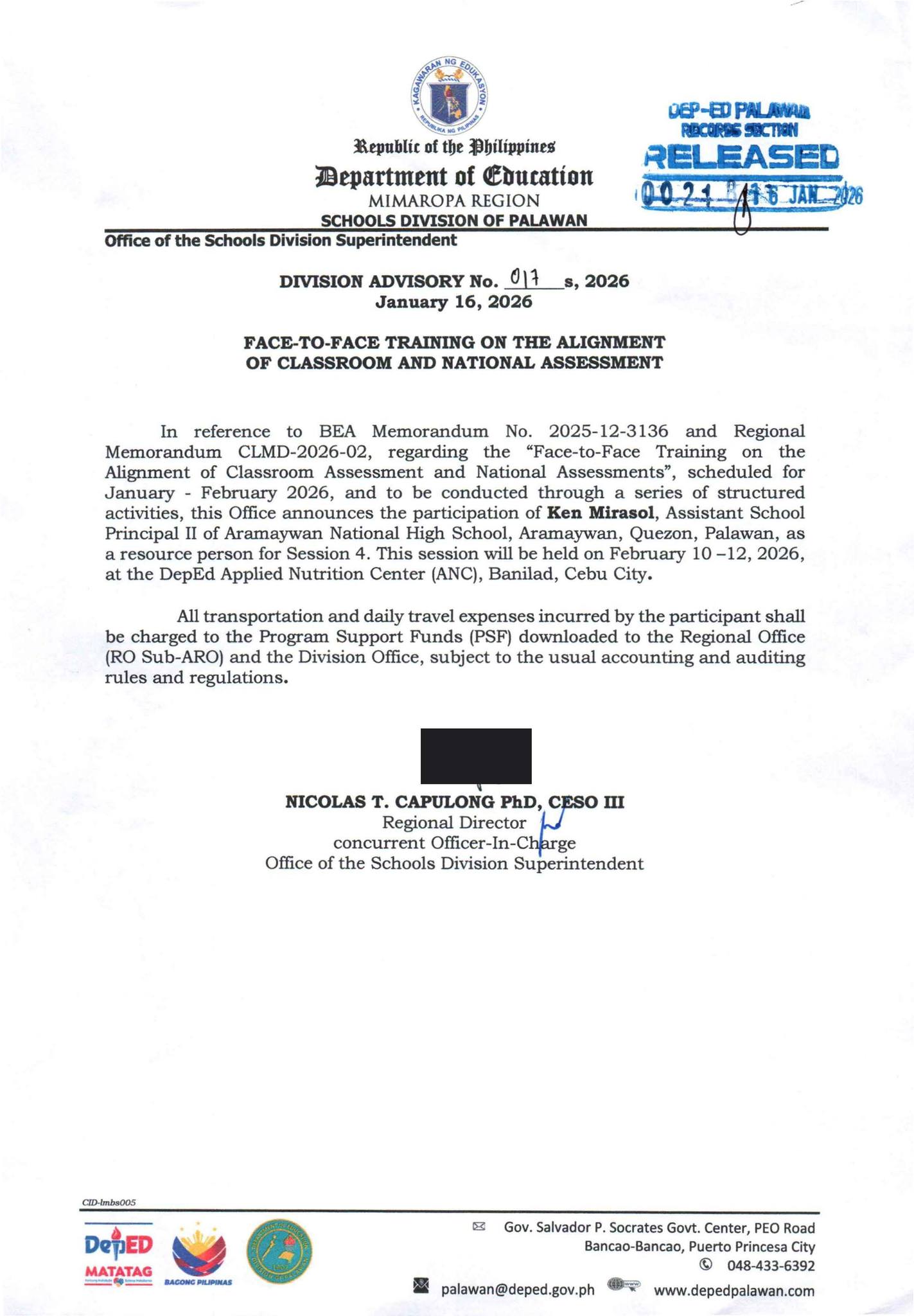 DepEd - https://depedpalawan.com.ph/da-017-s-2026-face-to-face-training ...