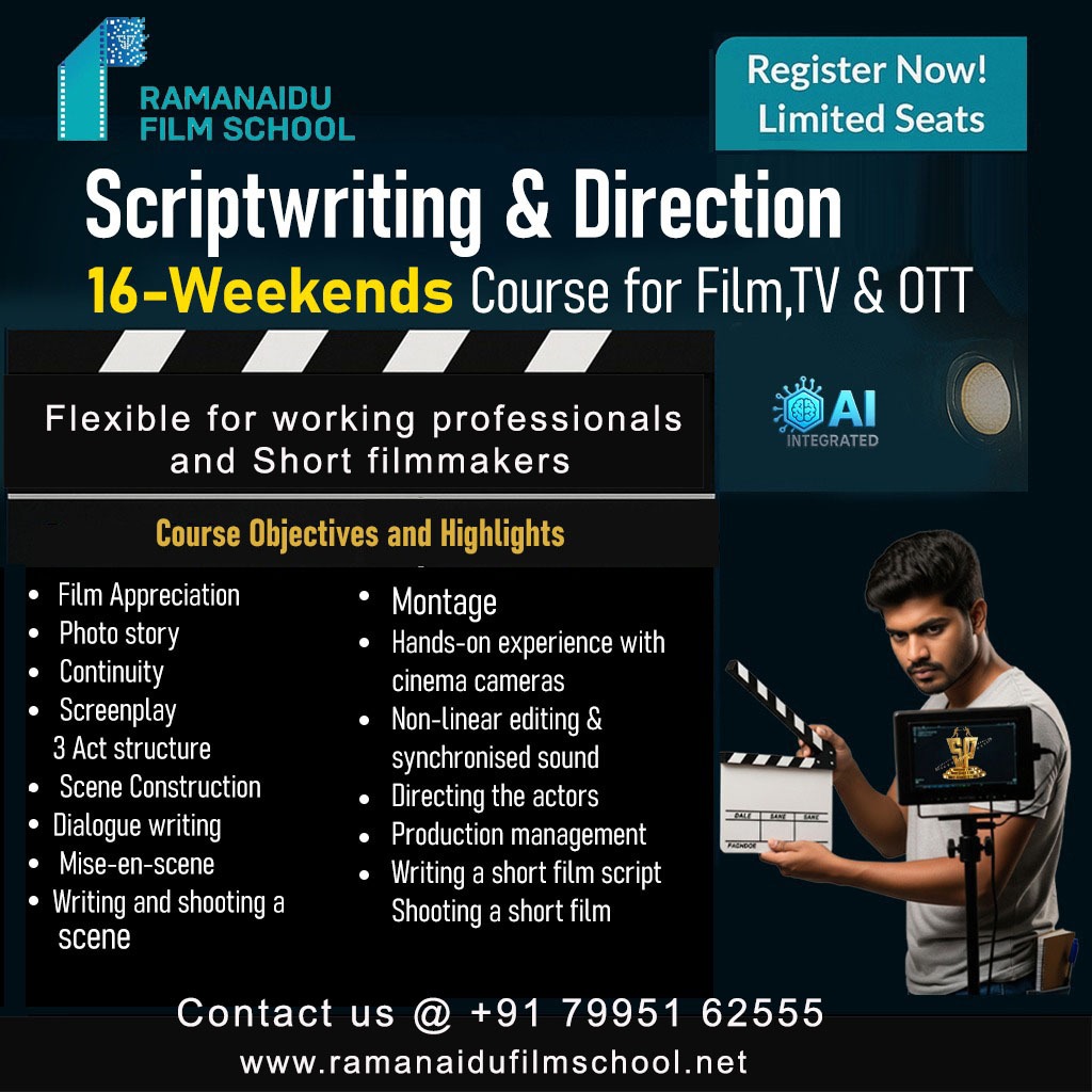 Ramanaidu Film School added a new... - Ramanaidu Film School