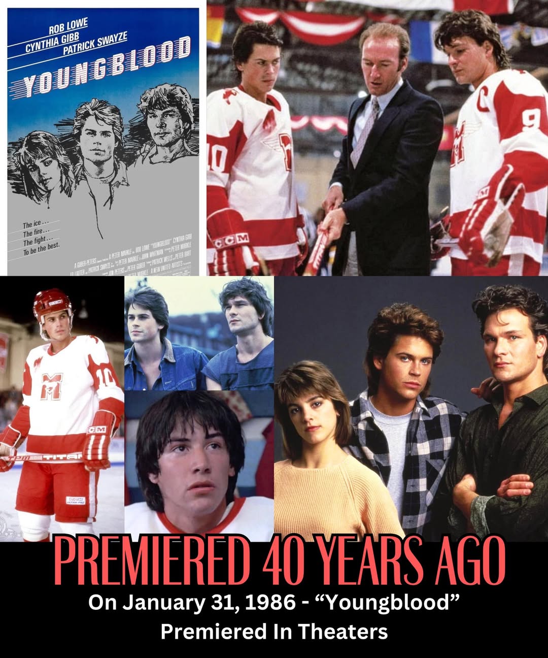 This Day In Hollywood: January 31, 1986 - “Youngblood” Premiered