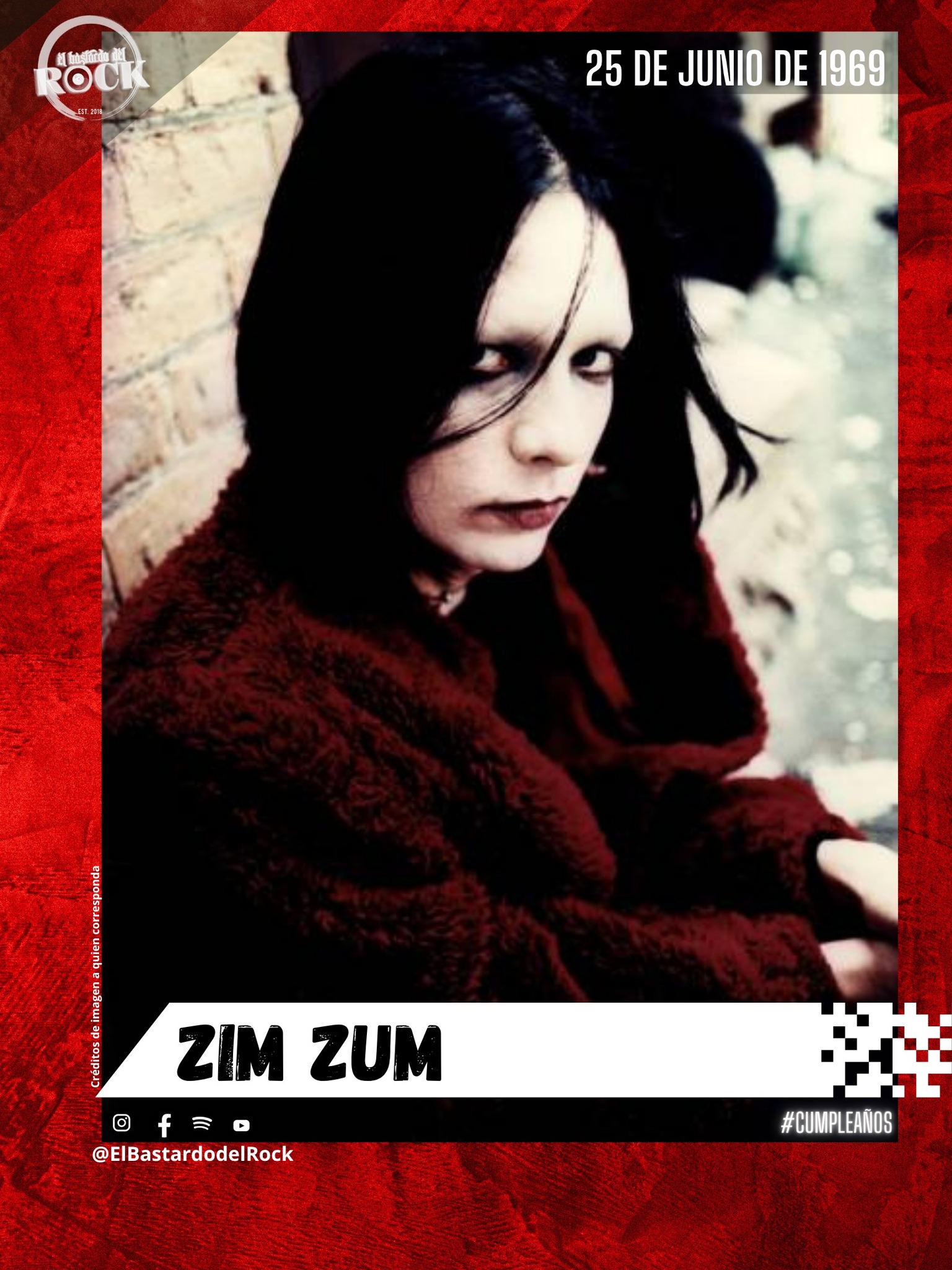 ElBastardo - #EfeméridesDelRock 🎂 | 25 de junio de 1969. Nace Timothy ...