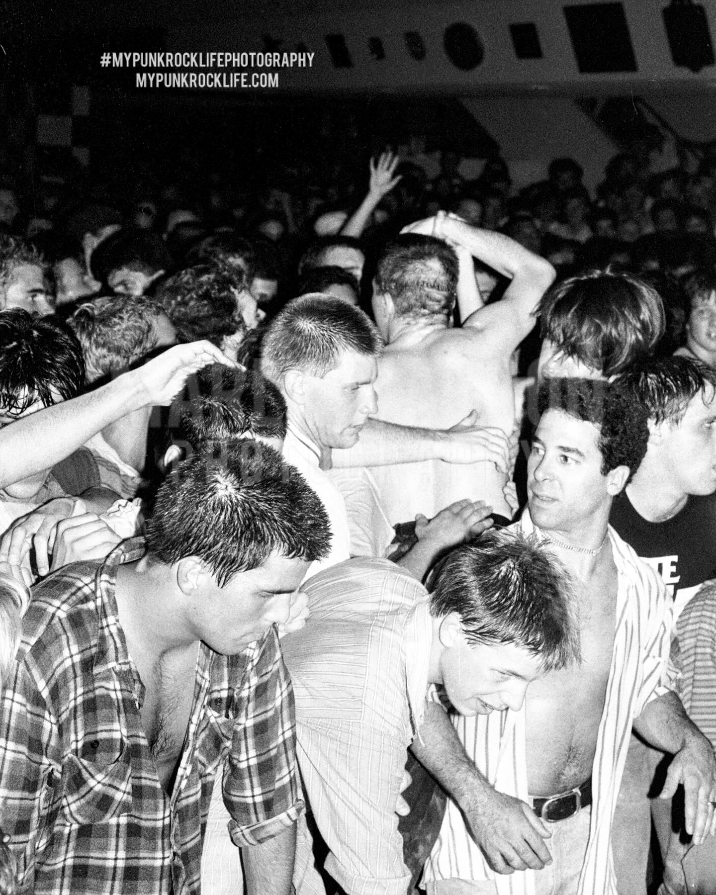 Crowd shot from the Dead Kennedys at The Barn in Torrance. That's