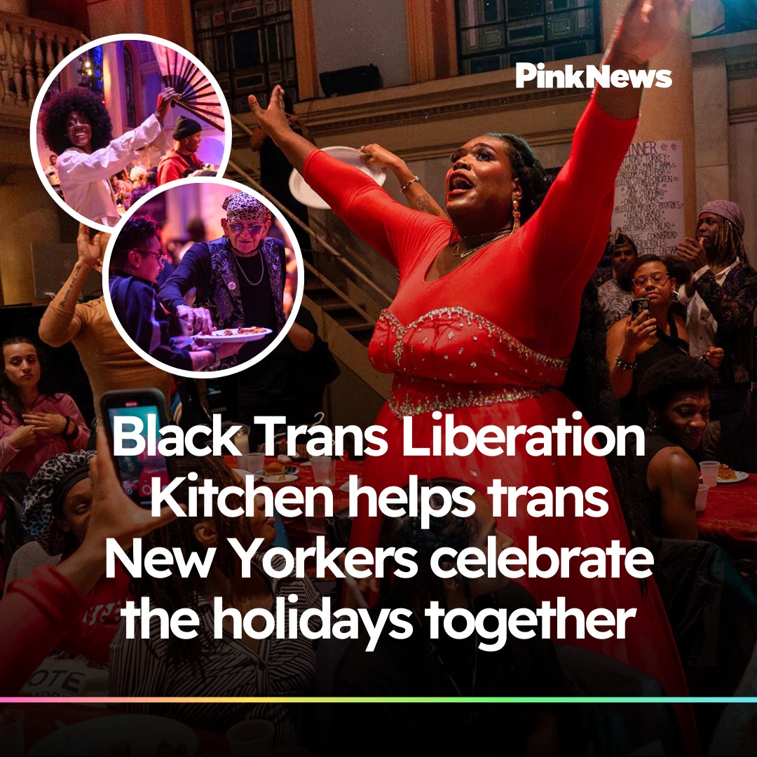 PinkNews - A kitchen in New York has spread some festive cheer this ...