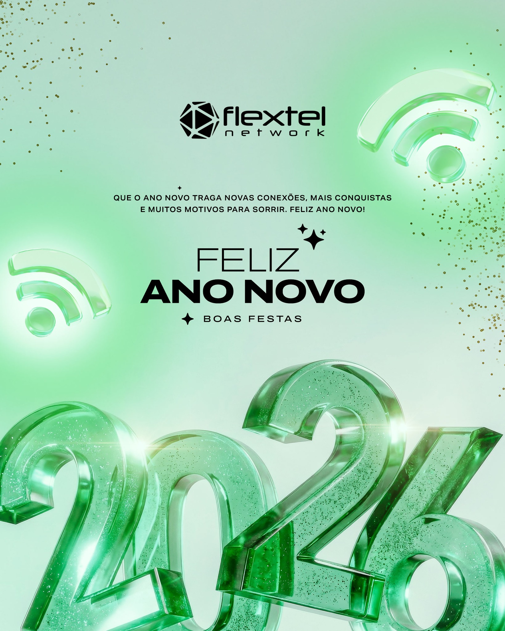 Flextel Network - 🎆 Que 2026 seja um ano de novas... | Facebook