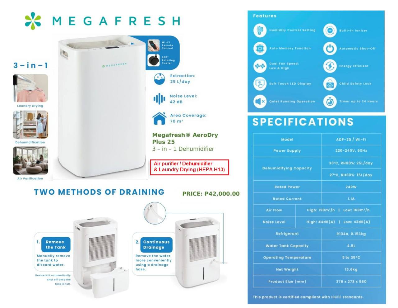 Megafresh / Bionaire Products