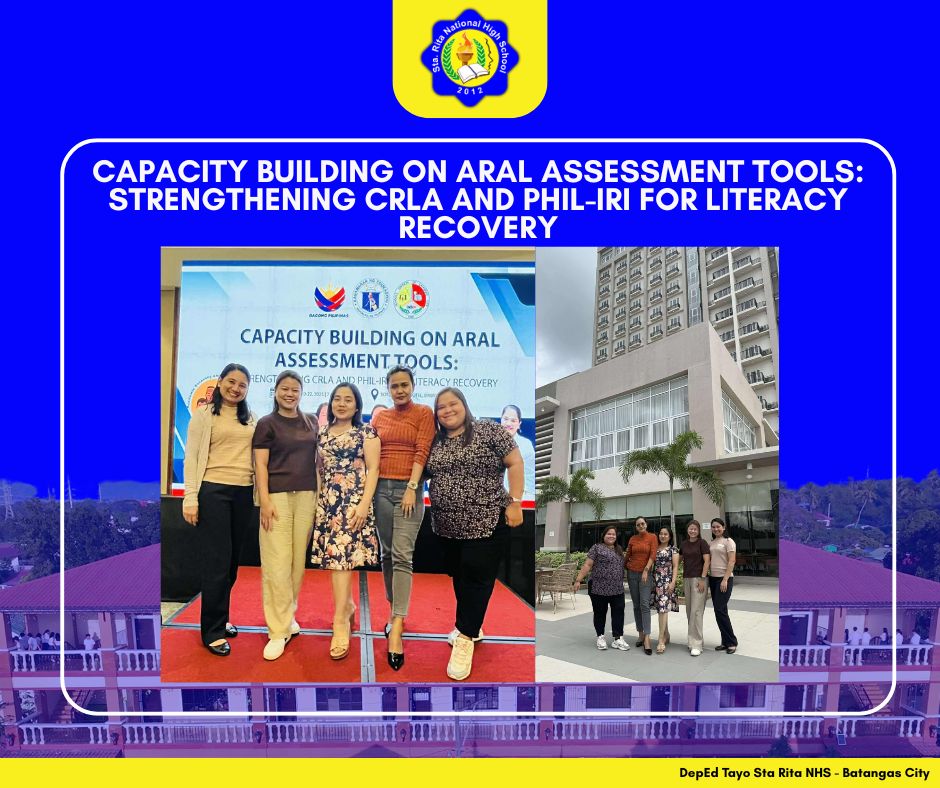CAPACITY... - DepEd Tayo Sta Rita NHS - Batangas City | Facebook