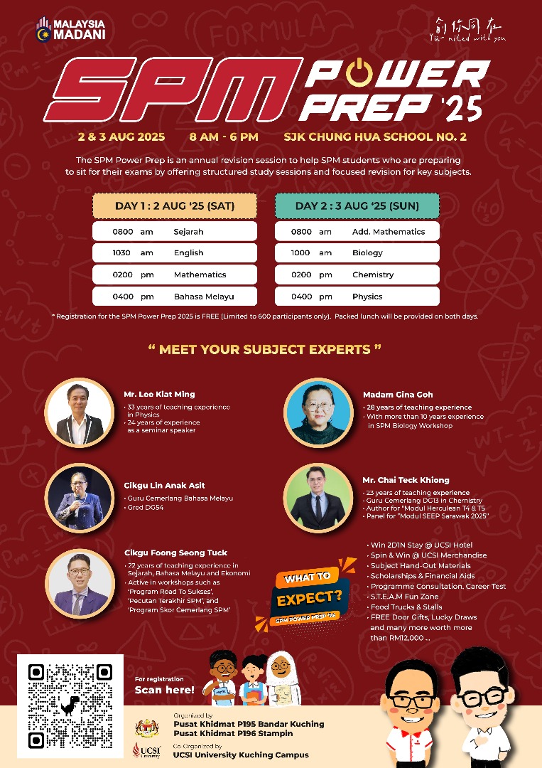 🎓 SPM Power Prep 2025 –... - Chong Chieng Jen 张健仁 | Facebook