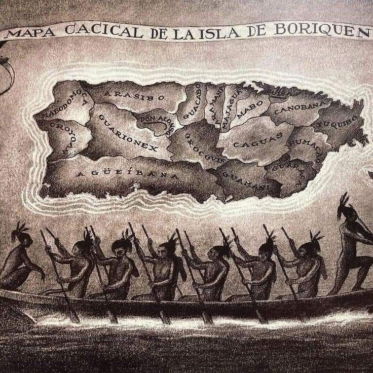 BORI - 🗺️ Mapa Cacical de la Isla de Borikén. Antes de ser Puerto Rico ...