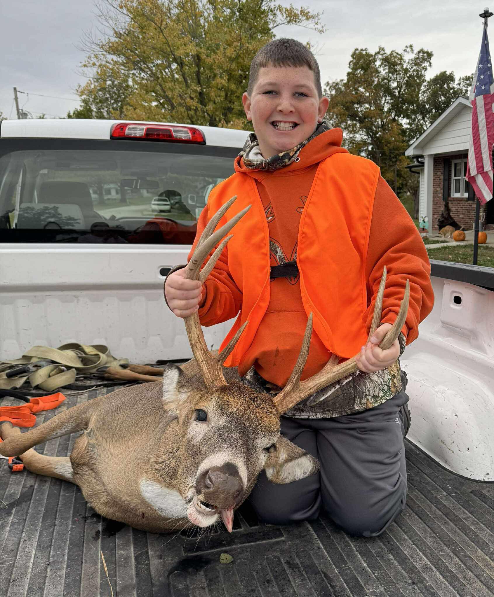 Buckmasters - Congrats to 11 year old, Gavin on his 9-point from Perry ...