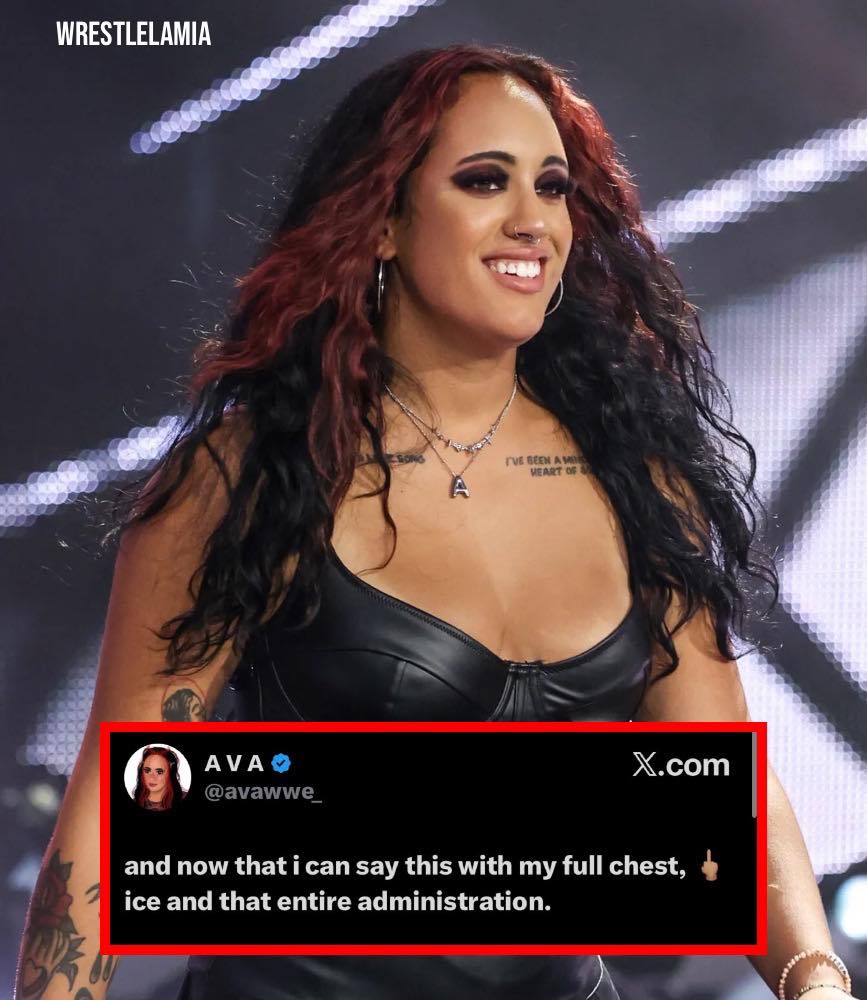 Former WWE NXT GM Ava Raine just went off 😳 - Wrestlelamia.com | Facebook