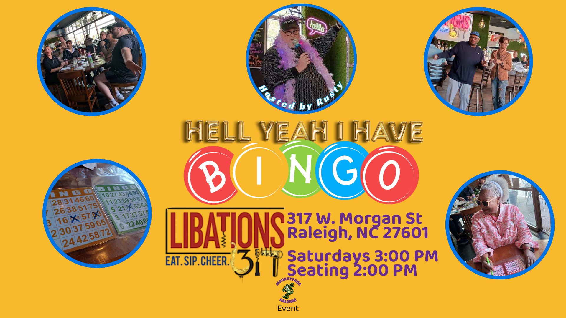 Hell Yeah I Have Bingo at Libations 317!