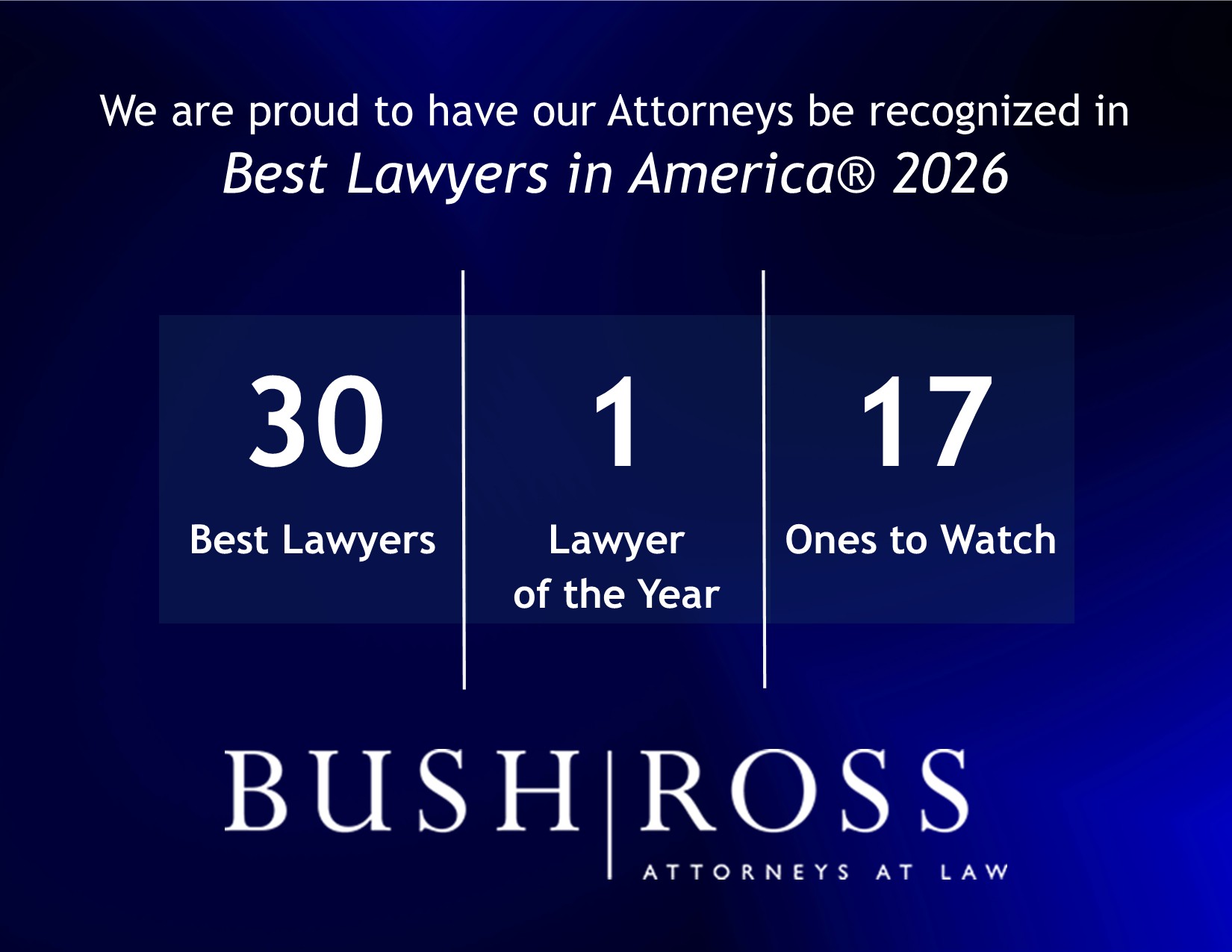 Bush Ross, P.A. - Congratulations to Bush Ross Shareholder... | Facebook