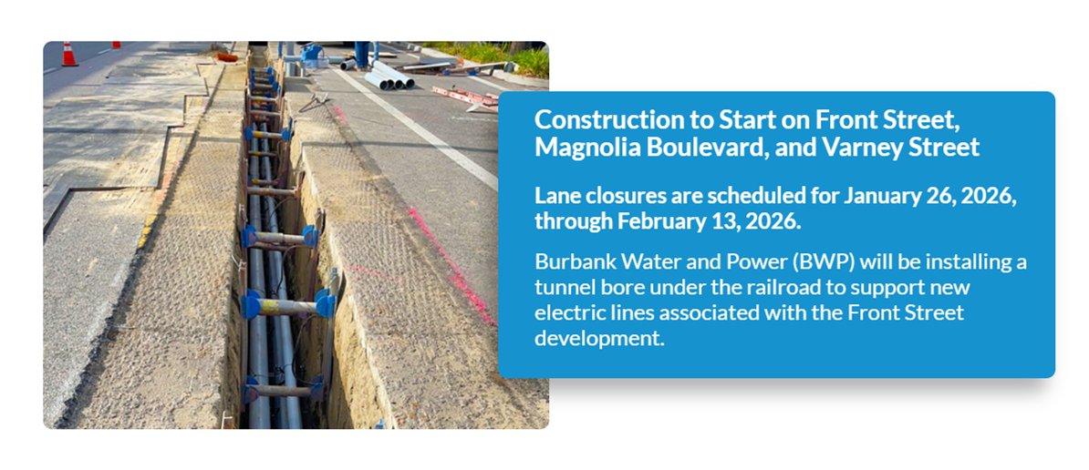 City - IMPORTANT CONSTRUCTION NOTICE - FRONT ST/ MAGNOLIA BLVD/ VARNEY ...