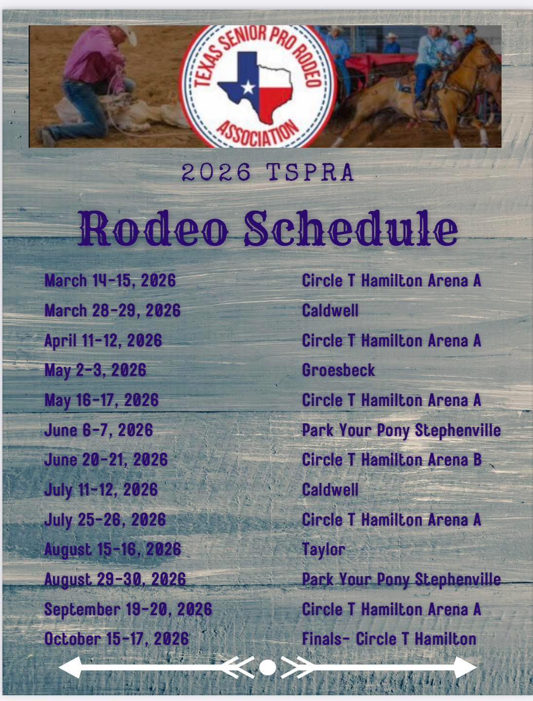 Texas Senior Pro Rodeo Assoc.- TSPRA