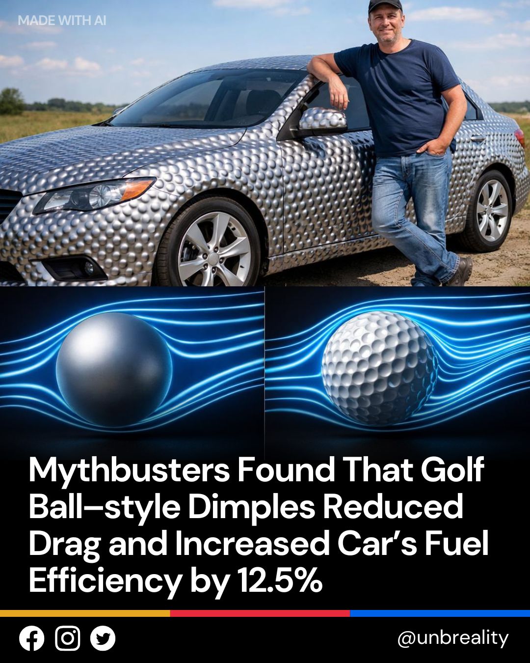 Unbreality - Golf balls have dimples for a powerful aerodynamic reason ...