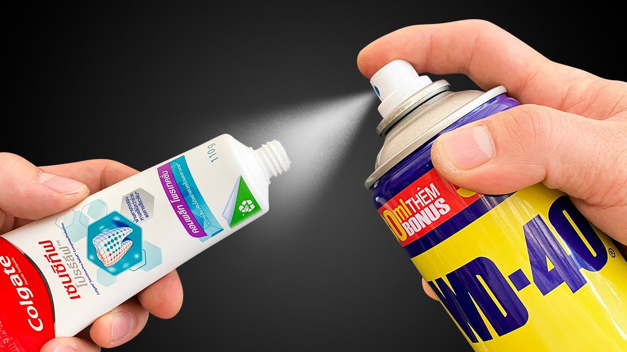 Homemade - Mixing WD-40 with toothpaste is a surprising combination ...