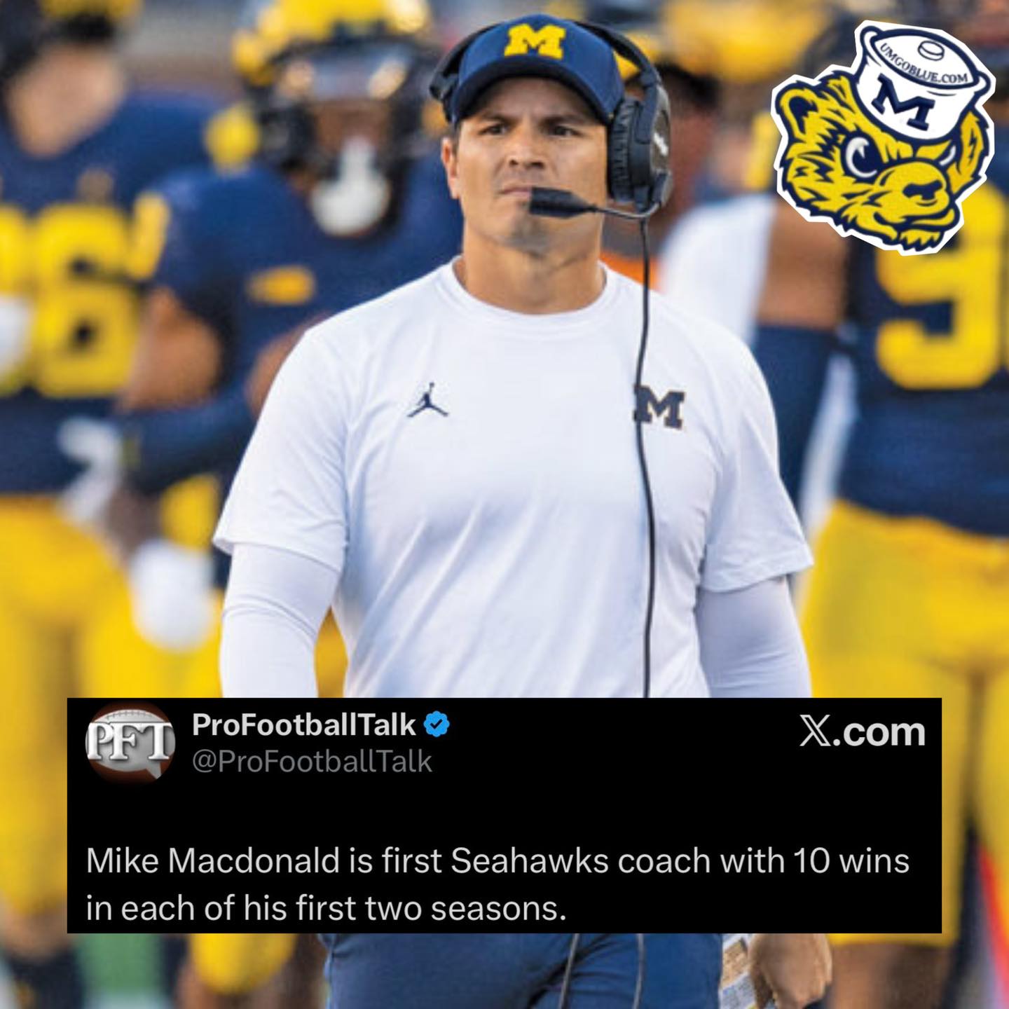 Michigan - Beat Ohio State & won Big Ten Championship. Then moved on to ...