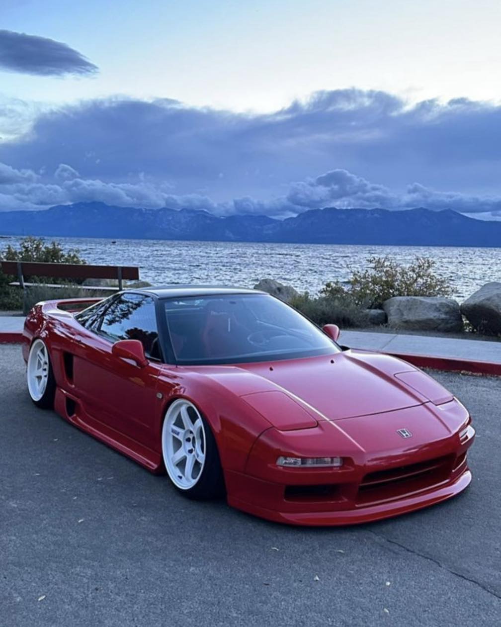 Legendary Honda NSX. Unbeatable handling even 30 years later. Both