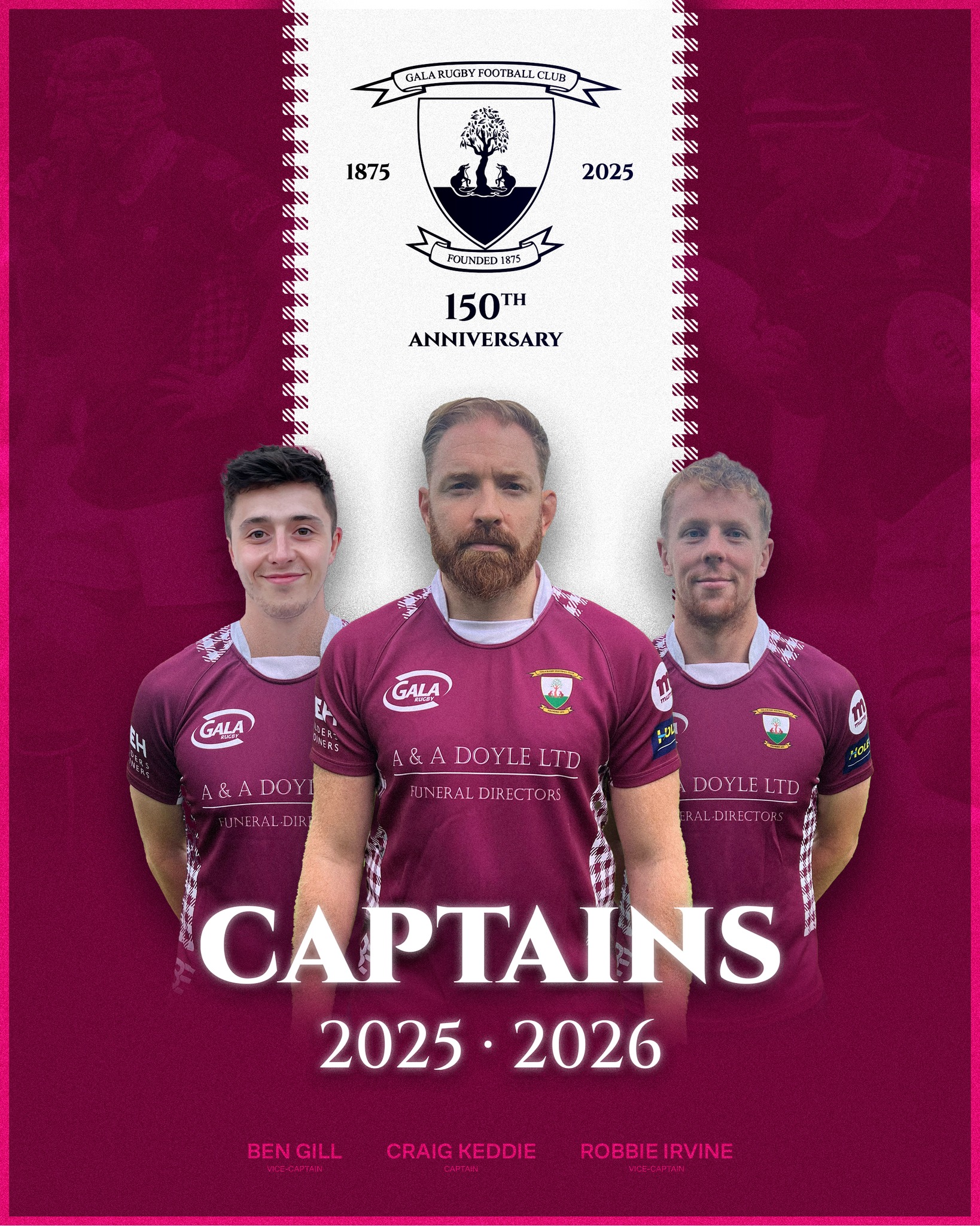 Gala - Captaincy Announcement | 2025-26 Season Gala Rugby is proud to ...