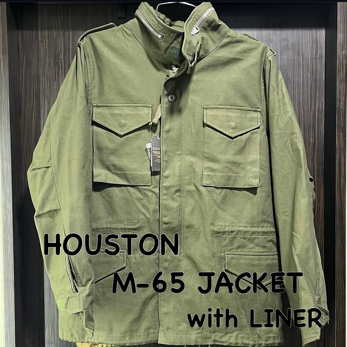 Houston M-65 フィールドジャケット サイズL ライナー付き HOUSTON