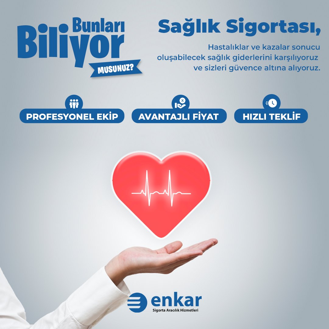 Enkar Sigorta - Bunları Biliyor Musunuz? 🧐 Sağlık...