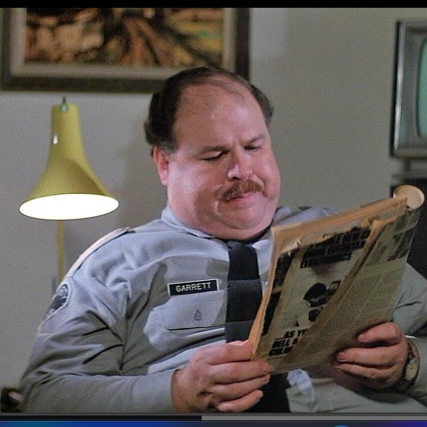 HalloweenMovies - CAPTION THIS: What's Mr. Garrett reading? SHAPE ...