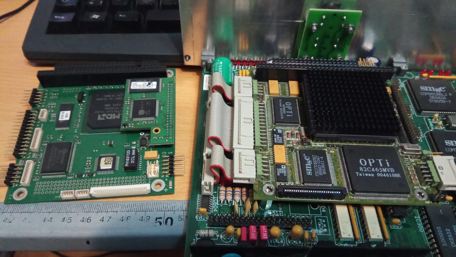 Industrial Praxis computer saved from scrap. Runs DOS 6.2.good