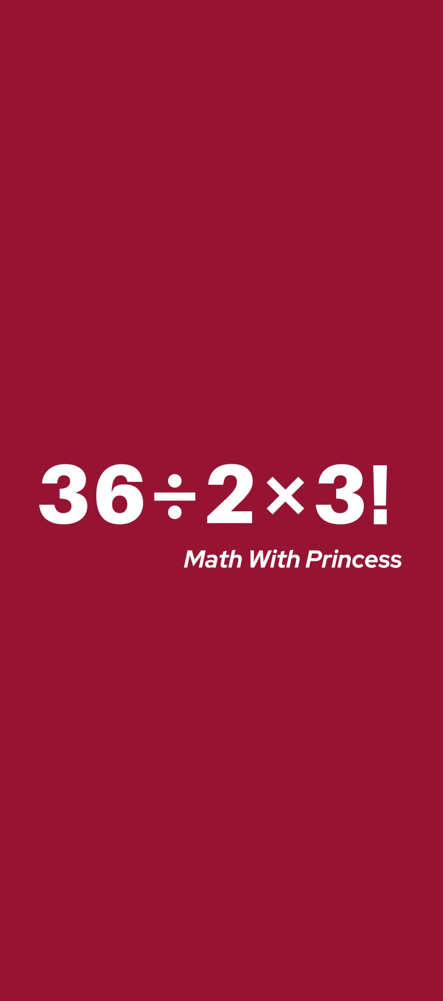Math Test! #mathwithprincess... - Math with Princess | Facebook