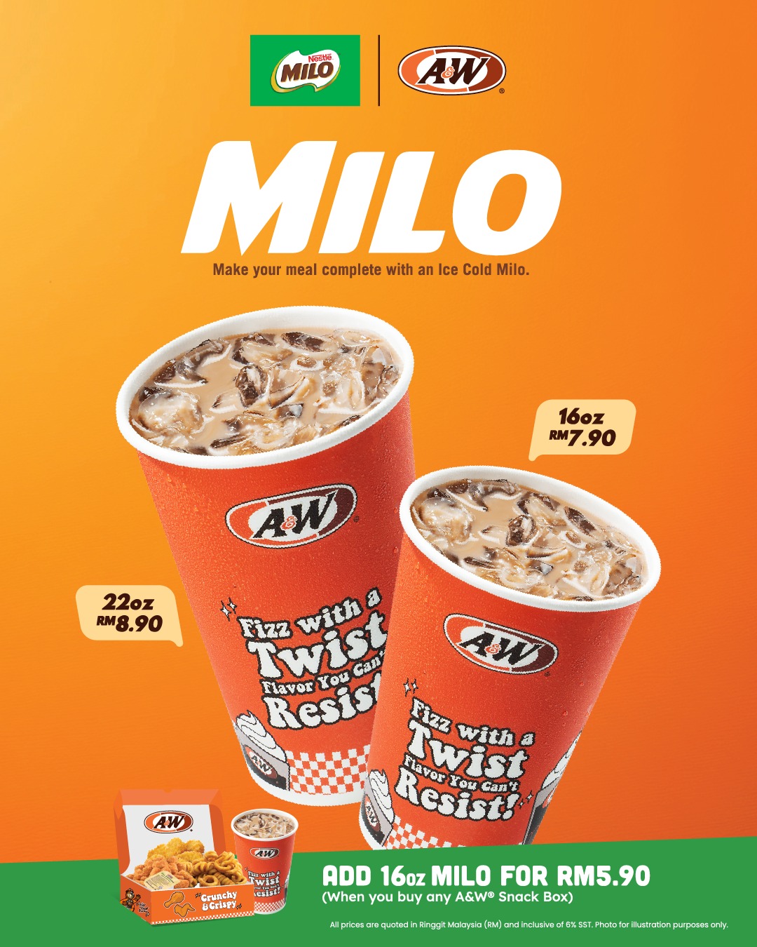 A&W - Remember those school days when Milo made everything better? That ...