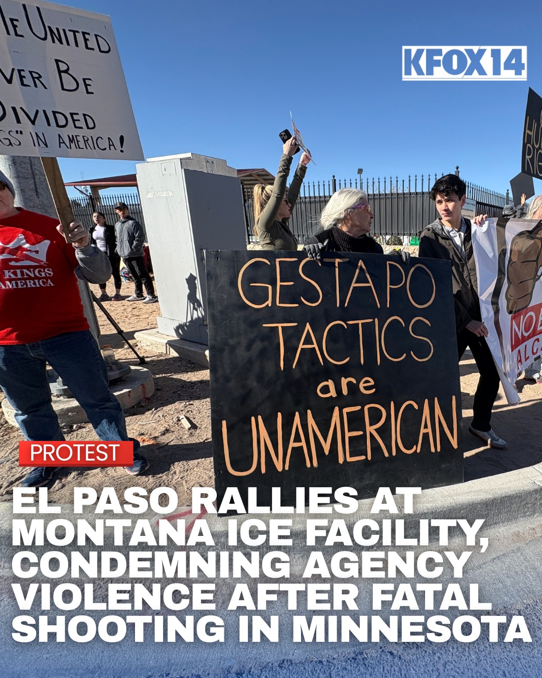 KFOX-TV - Dozens gathered outside the Montana Avenue... | Facebook