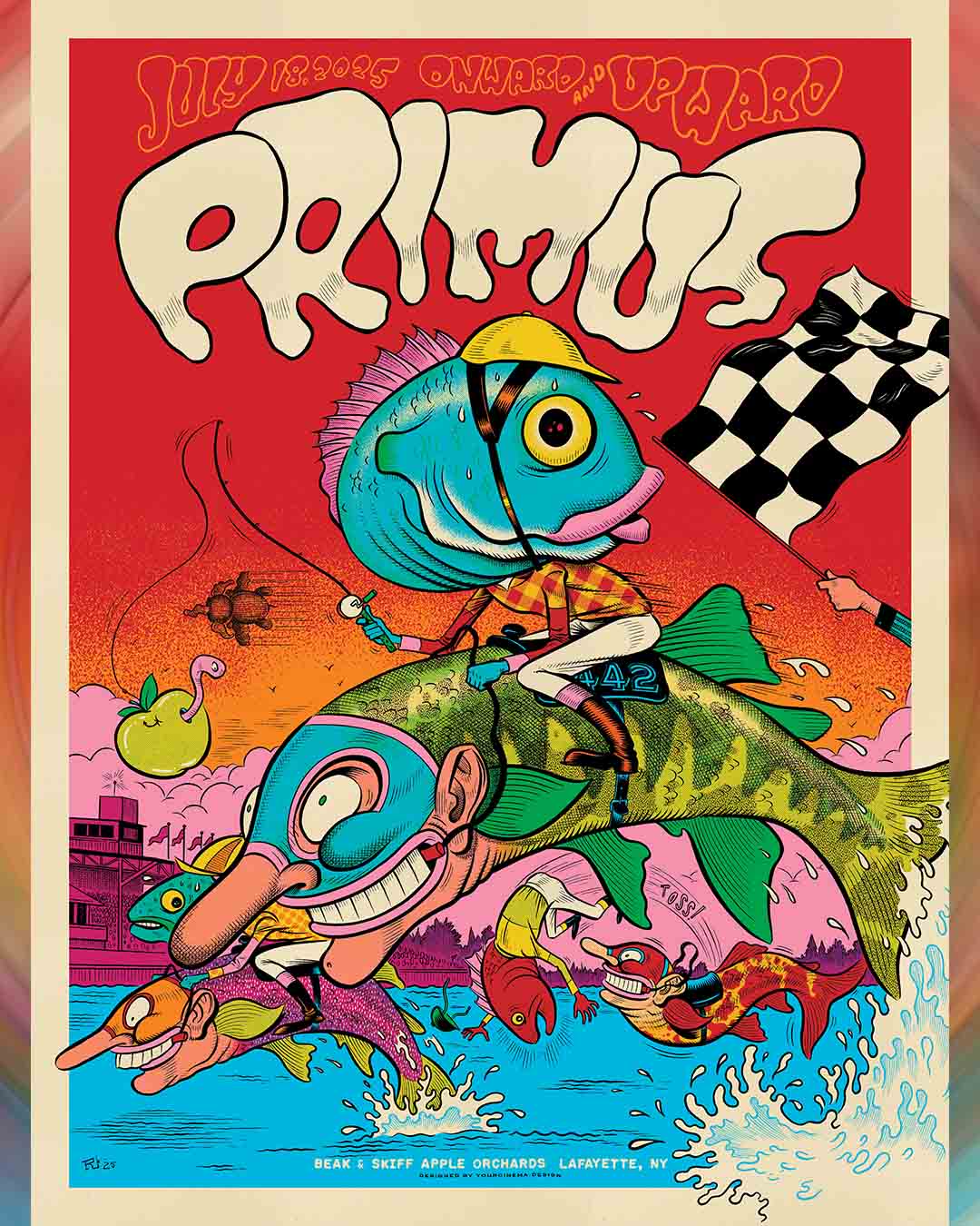 Tonight's poster for Asbury Park, NJ is designed by Maxx Gramajo