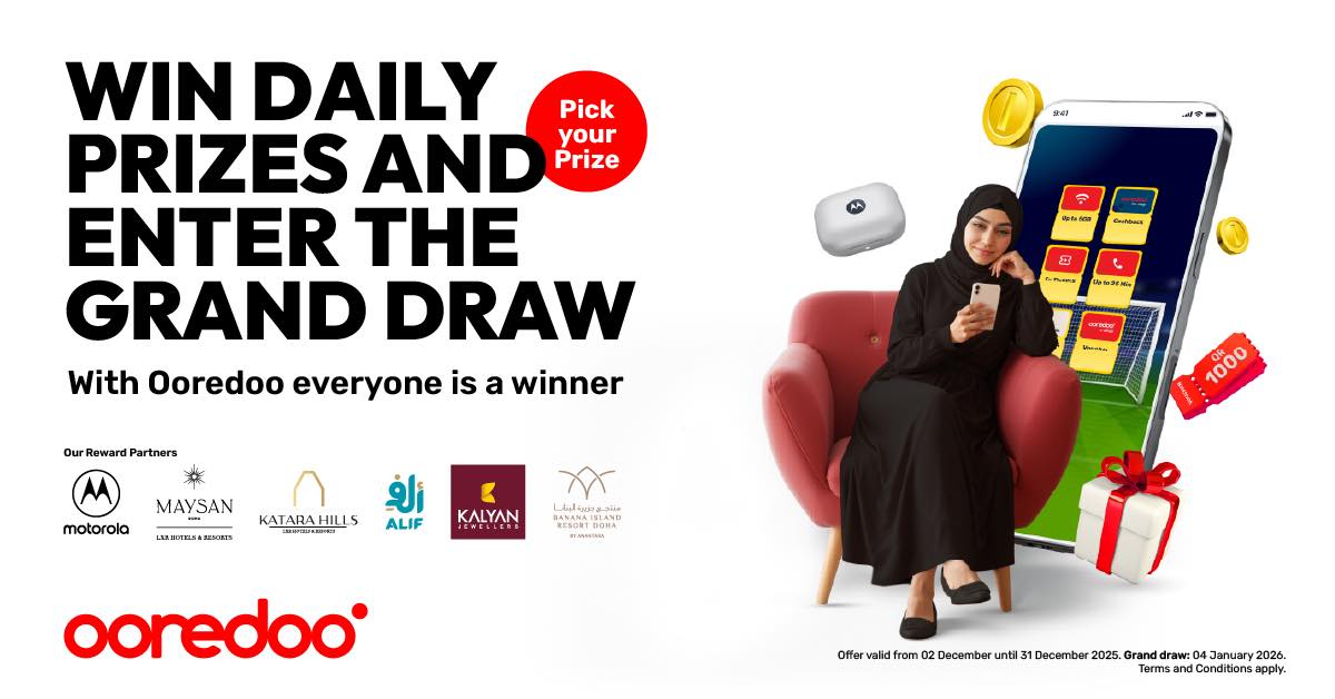 Ooredoo - 🔴 Everyone Wins with Ooredoo! Play “Pick your Prize” on the ...