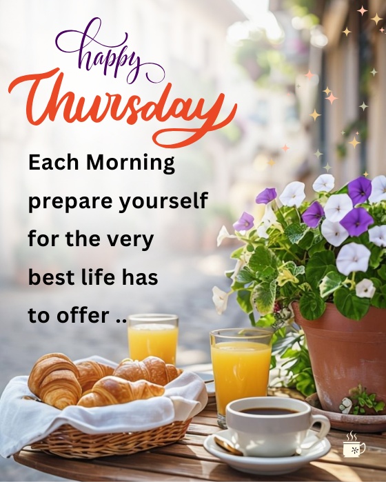 Good - It's Thursday! ☕ Fueling up and looking forward to some well ...