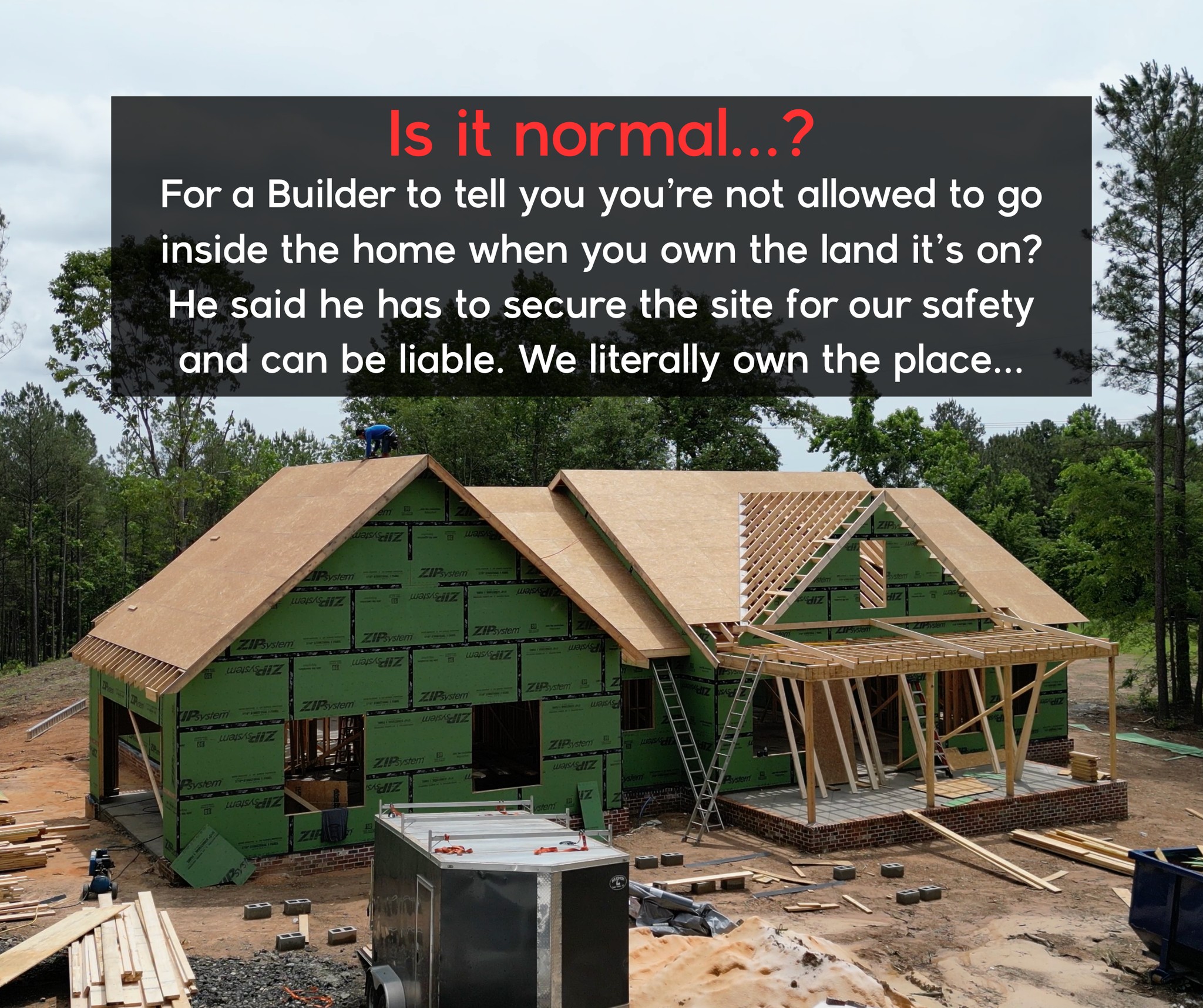 Builder - 🆘 Homeowner Help: Would you be okay with not having access to ...