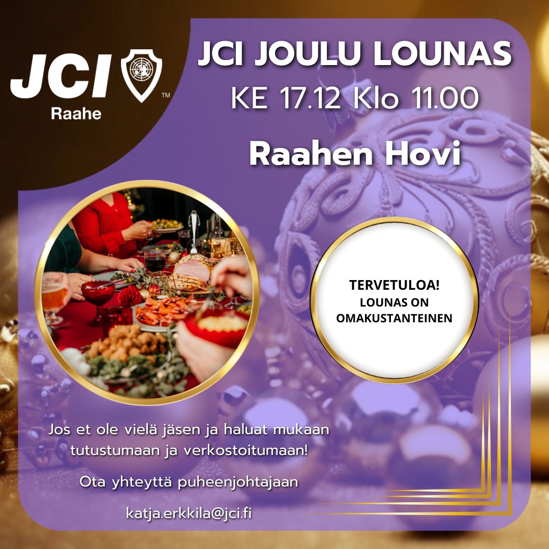 Raahen Nuorkauppakamari ry... - Raahen Nuorkauppakamari ry