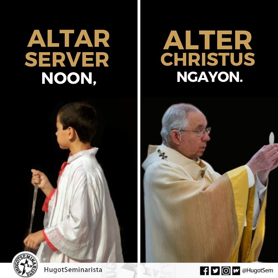 HugotSeminarista - ALTAR SERVER NOON, ALTER CHRISTUS NA NGAYON Becoming ...