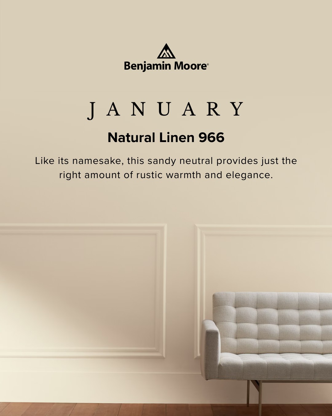 JC - Like its namesake, Benjamin Moore Natural Linen 966 brings a sandy ...