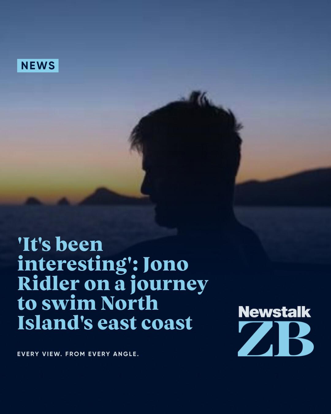 Newstalk ZB - Jono Ridler's on a record-setting journey to... | Facebook