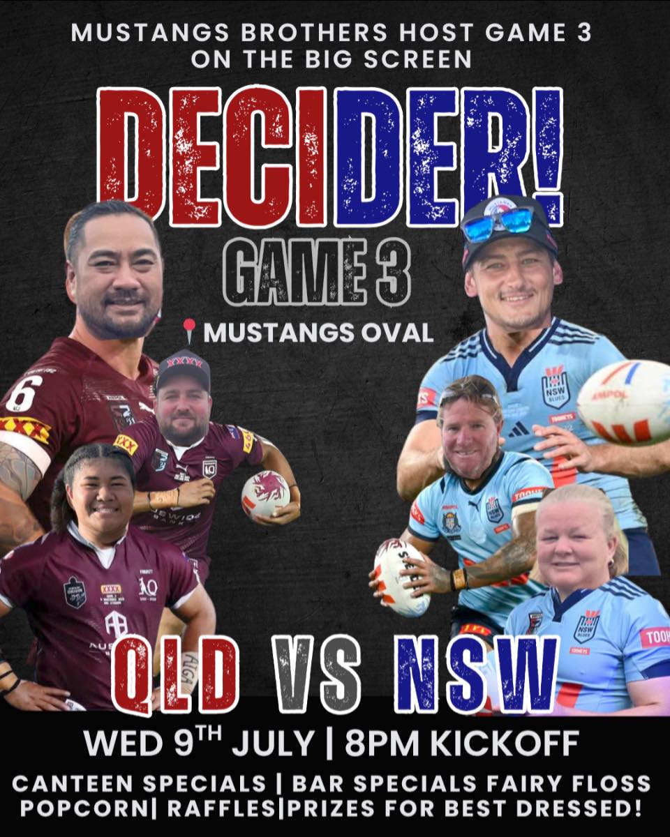 Mustangs - 🔥 GAME NIGHT IS ON, FAM! 🔥 NSW vs QLD – Who’s taking the ...
