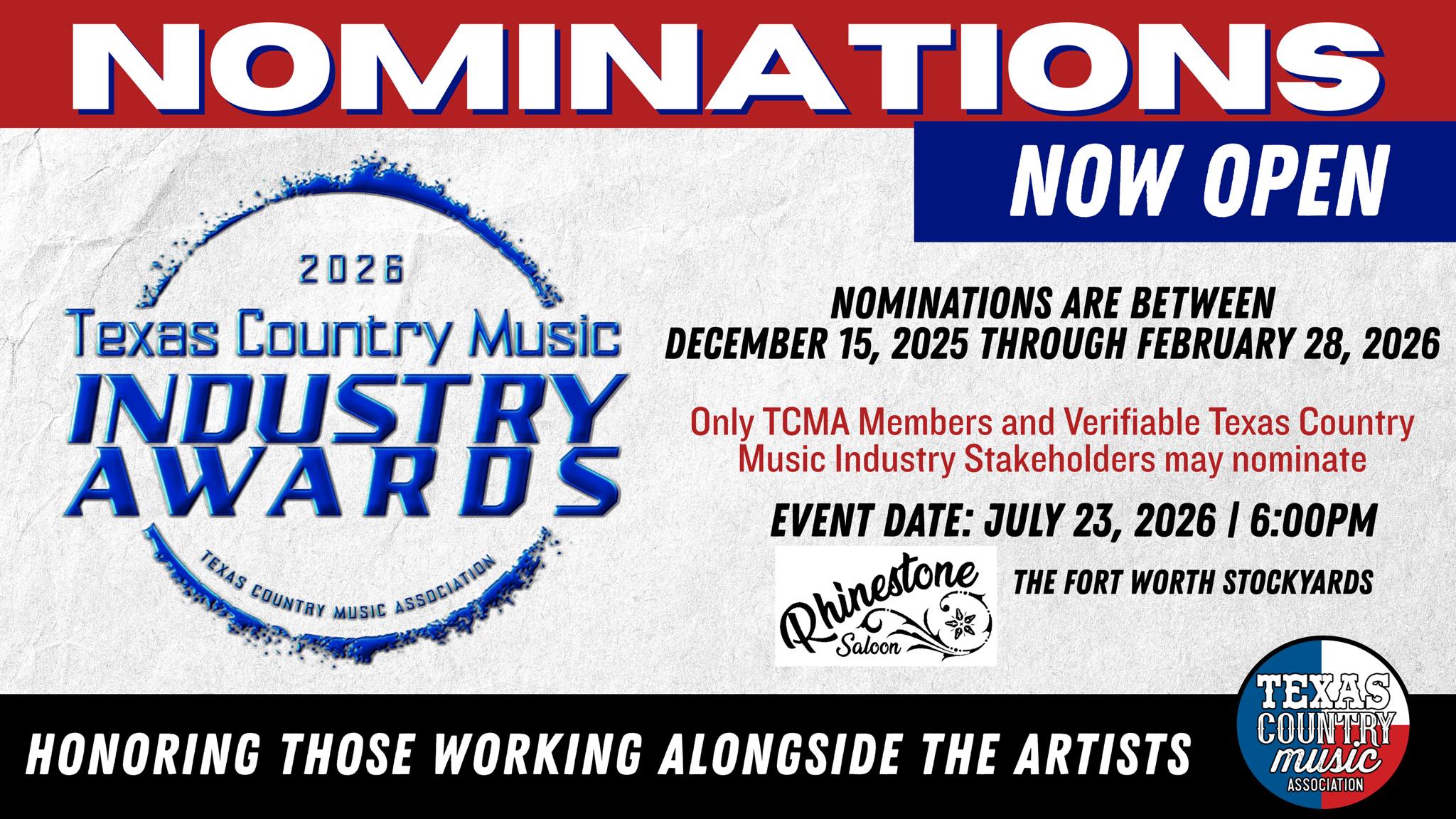 Events Around East Texas | The 2026 Texas Country Music Industry Awards ...