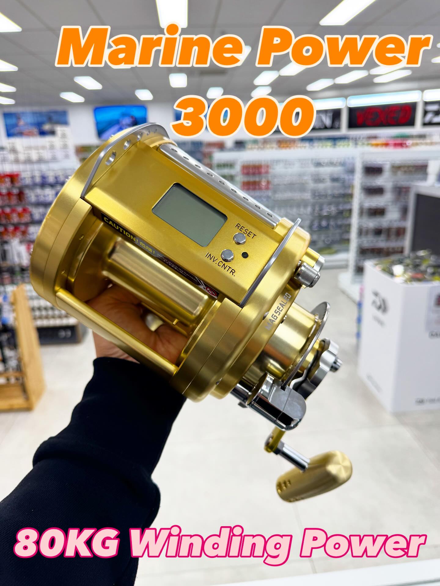 daiwa 3000 electric reel Seapower 1200 Fishing with FREE Reel Battery RB700 starter kit  RB Fishing Tackle based graphite The ultimate in electric reels