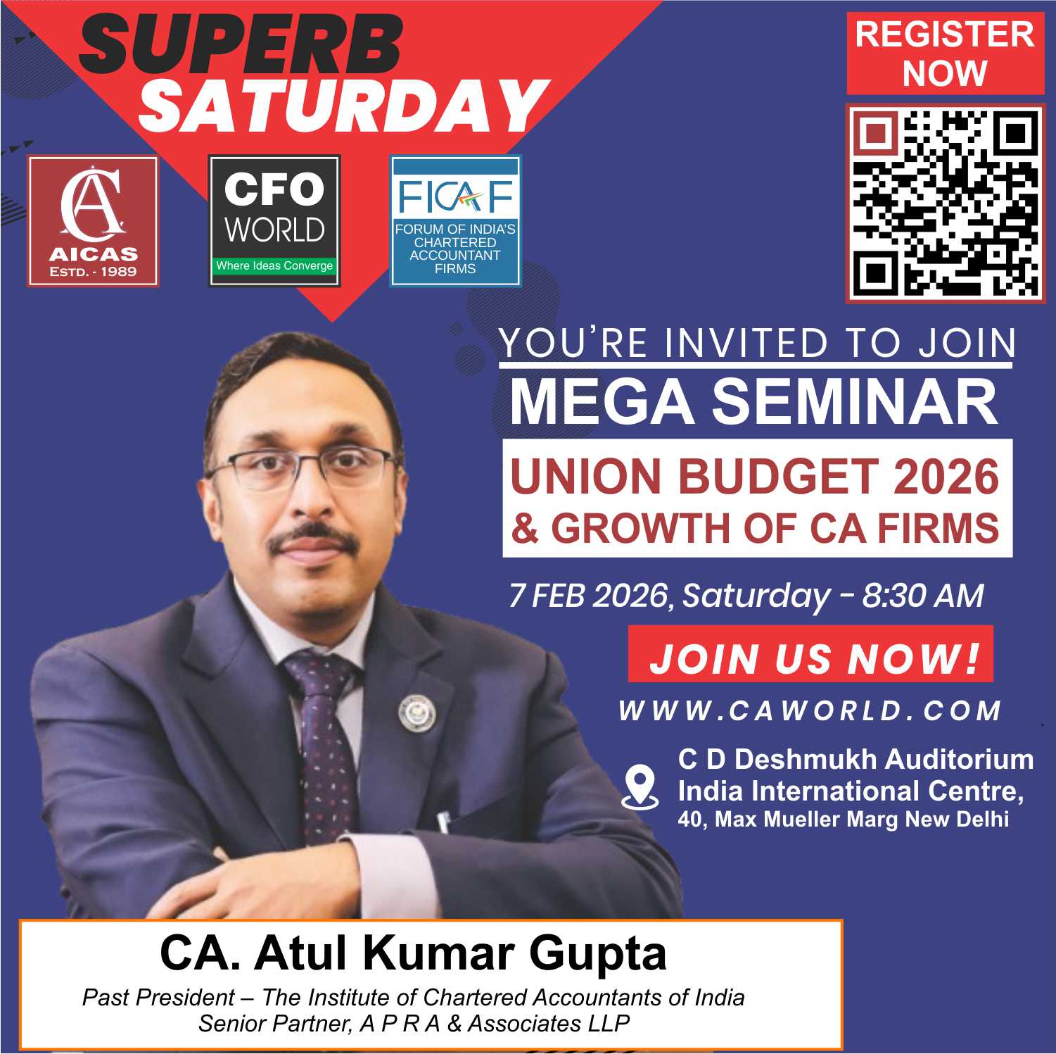 CFO World - 🚀 SUPERB SATURDAY | MEGA SEMINAR 2026 📊 Get... | Facebook