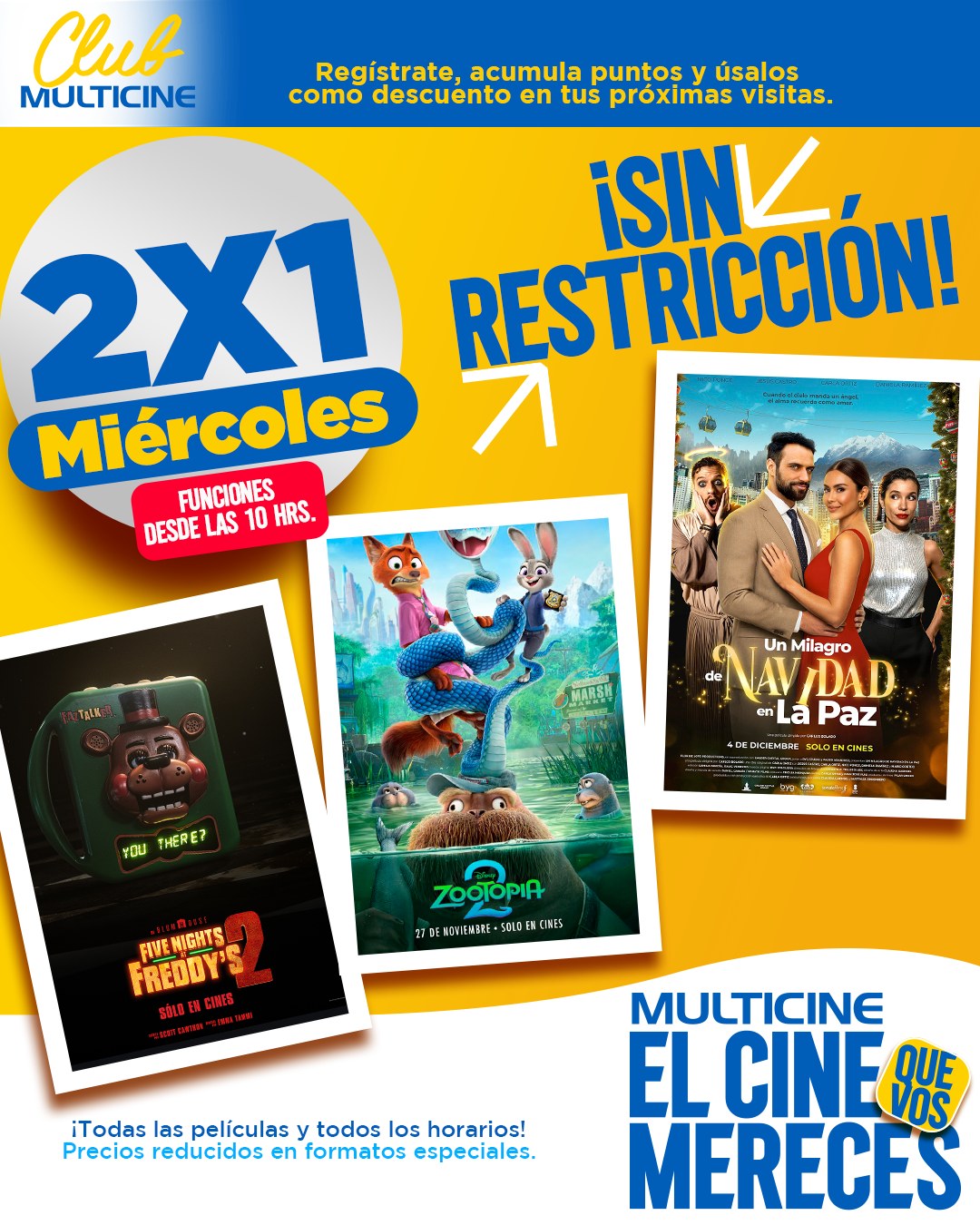 Multicine - Ya puedes comprar entradas 2x1 para ver # ...