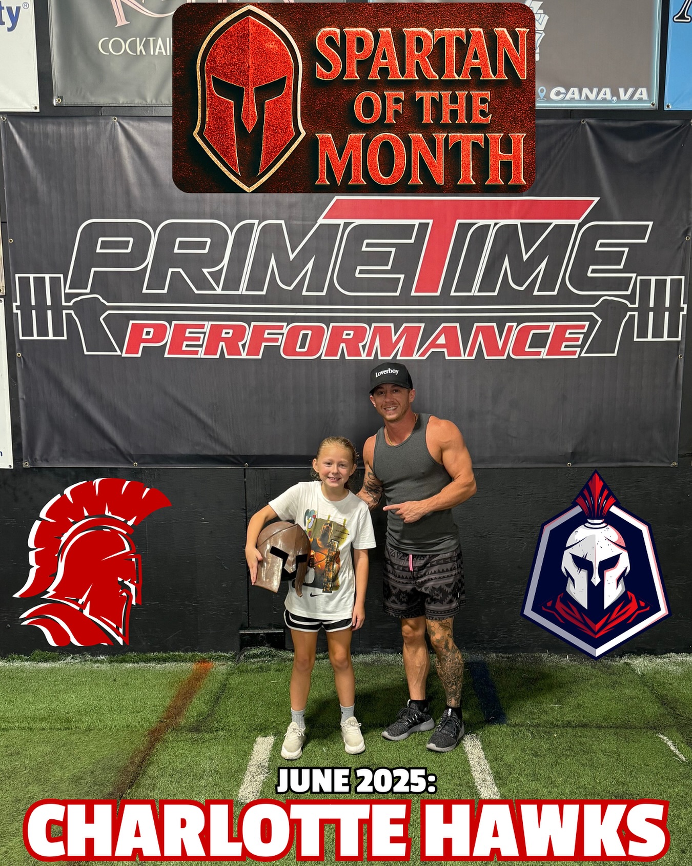 🏆 Spartan of the Month... - PrimeTime Performance Mount Airy | Facebook