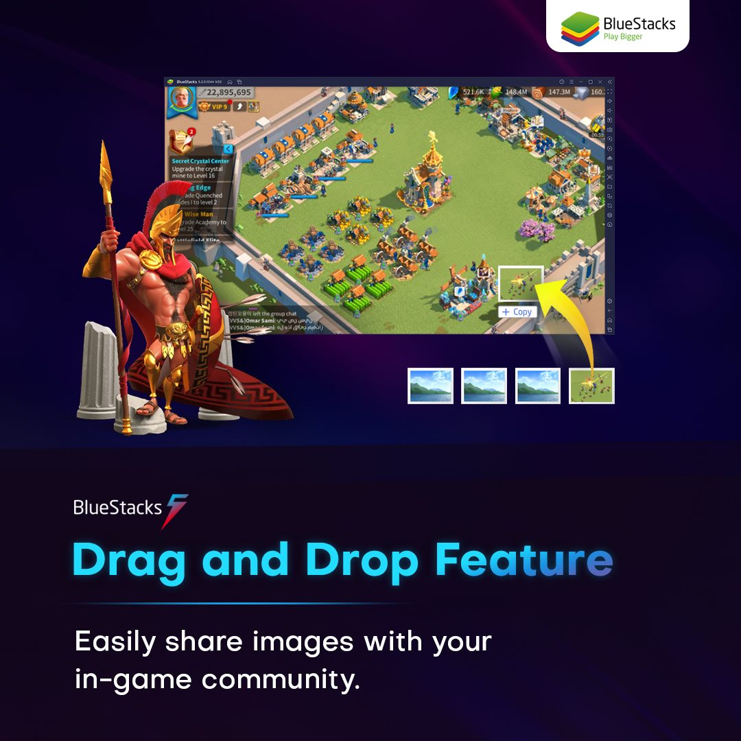 BlueStacks - 現在開始，你可以快速拖移圖片到BlueStacks視窗就會立即輸入至模擬器內，在遊戲內輕鬆分... | Facebook